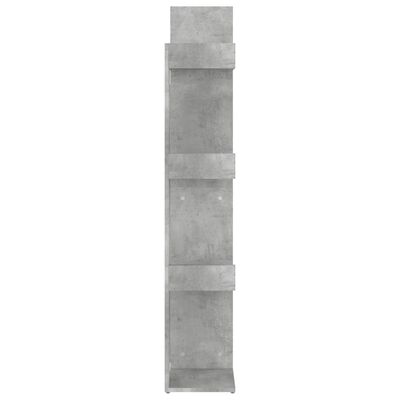 vidaXL Knihovna betonově šedá 48 x 25,5 x 140 cm dřevotříska