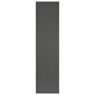 vidaXL 3dílný set koupelnového nábytku keramika šedý