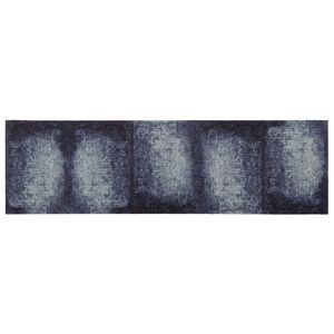 vidaXL Kuchyňsk&yacute; koberec Modr&yacute; st&iacute;n 150 x 45 cm 100% polyamid Lze pr&aacute;t