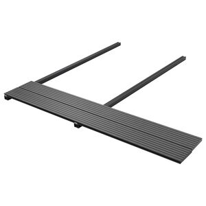 vidaXL Prkno na terasu 16 pcs &Scaron;ed&aacute; Dřevoplast