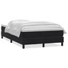 vidaXL Box spring postel s matrac&iacute; čern&aacute; 120x210 cm samet