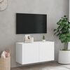 vidaXL TV skř&iacute;ňka n&aacute;stěnn&aacute; b&iacute;l&aacute; 80 x 30 x 41 cm