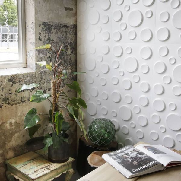 WallArt 3D Nástěnné panely krátery 12 ks GA-WA11