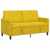 vidaXL Sofa s &uacute;ložn&yacute;m prostorem Žlut&aacute; 152 x 78 x 87 cm Polyester