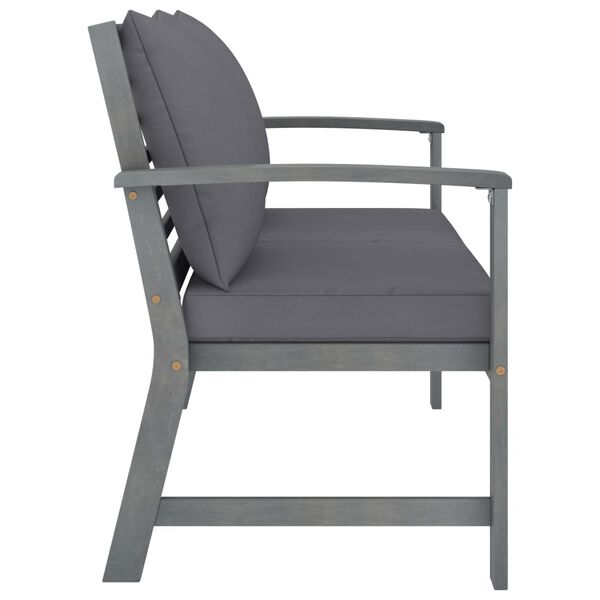 vidaXL Zahradn&iacute; lavice 120 cm tmavě &scaron;ed&aacute; podu&scaron;ka masivn&iacute; ak&aacute;cie