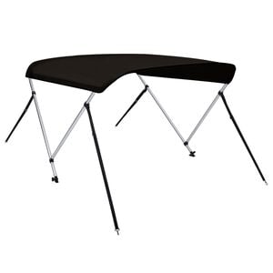 vidaXL Bimini stř&iacute;&scaron;ka se 2 oblouky čern&aacute; 150x120x110 cm