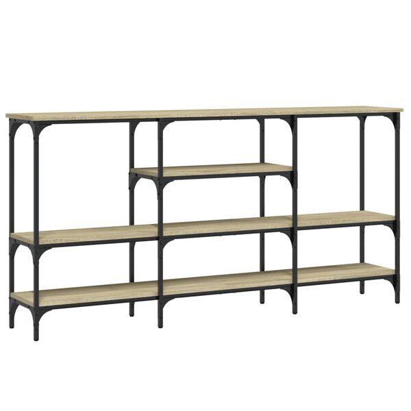 vidaXL Konzolov&yacute; stolek dub sonoma 160 x 29 x 80 cm kompozitn&iacute; dřevo