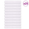 vidaXL Ručn&iacute;ky FROGN 25 ks b&iacute;l&eacute; 100x200 cm 360 g/m&sup2;