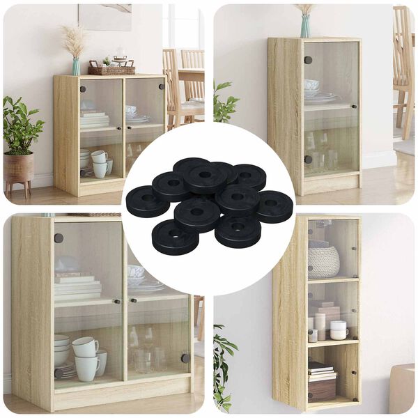 vidaXL vhodn&eacute; pro ploch&eacute; podložky 36000 pcs Čern&aacute; &empty;15 x 3 mm