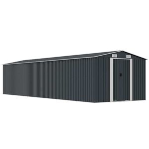 vidaXL Zahradn&iacute; domek antracitov&yacute; 257x990x181 cm pozinkovan&aacute; ocel