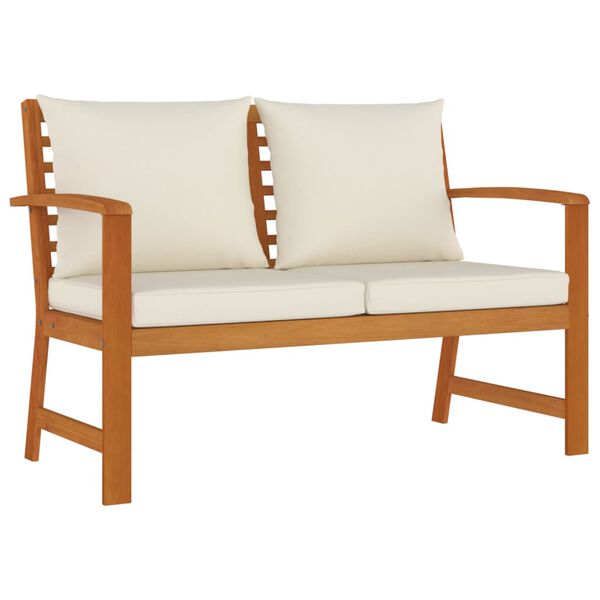 vidaXL 4d&iacute;ln&yacute; zahradn&iacute; j&iacute;deln&iacute; set s podu&scaron;kami masivn&iacute; ak&aacute;cie