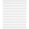 vidaXL Zebra roleta b&iacute;l&aacute; 135x100 cm &scaron;&iacute;řka l&aacute;tky 130,9 cm polyester