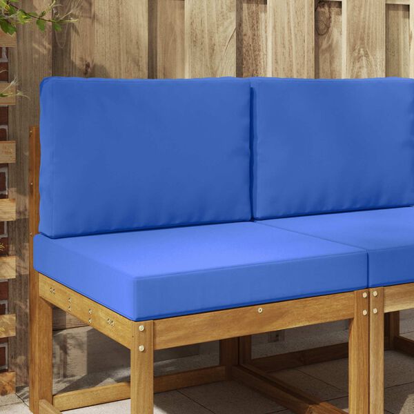 vidaXL Venkovn&iacute; pol&scaron;t&aacute;ř na pohovku 2 pcs Tyrkysov&aacute; Polyester