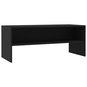 vidaXL TV stolek čern&yacute; 100 x 40 x 40 cm kompozitn&iacute; dřevo