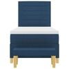 vidaXL Postel s boxspringem s matrac&iacute; s čelo Modr&aacute; 80 x 200 cm textil