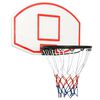vidaXL Basketbalov&yacute; ko&scaron; b&iacute;l&yacute; 71x45x2 cm polyethylen