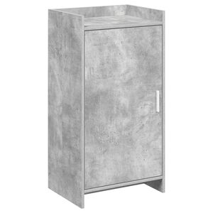 vidaXL Skř&iacute;ň na obuv Betonově &scaron;ed&aacute; 48 x 36 x 92 cm Kompozitn&iacute; dřevo