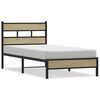 vidaXL R&aacute;m postele bez matrace dub sonoma 107x200 cm kompozitn&iacute; dřevo