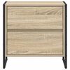 vidaXL Nočn&iacute; stolek Sonoma 50 x 39.5 x 50 cm kompozitn&iacute; dřevo