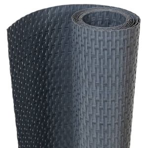 vidaXL Balkonov&aacute; z&aacute;stěna antracitov&aacute; 300 x 90 cm polyratan