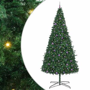 vidaXL V&aacute;nočn&iacute; stromeček Zelen&aacute; 400 cm PVC