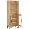 vidaXL Skř&iacute;ň highboard dub sonoma 69,5 x 34 x 180 cm kompozitn&iacute; dřevo