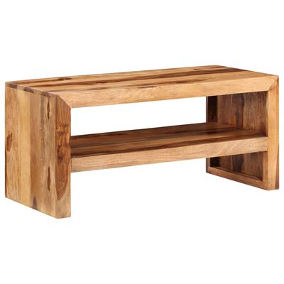 TV / odkládací stolek, masivní sheeshamové dřevo