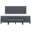 vidaXL Postel s boxspringem s matrac&iacute; Tmavě &scaron;ed&aacute; 200 x 200 cm samet