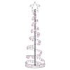 vidaXL LED v&aacute;nočn&iacute; stromek s ozdobami 120 teple b&iacute;l&yacute;ch LED 180 cm