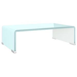 vidaXL TV stolek / podstavec na monitor sklo zelen&yacute; 40 x 25 x 11 cm