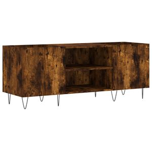 vidaXL Skř&iacute;ňka na LP desky kouřov&yacute; dub 121x38x48 cm kompozitn&iacute; dřevo