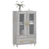 vidaXL Skř&iacute;ň highboard &scaron;ed&aacute; sonoma 69,5 x 31 x 115 cm kompozitn&iacute; dřevo