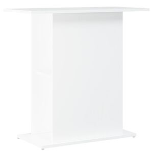 vidaXL Stojan na akv&aacute;rium b&iacute;l&yacute; 75 x 36 x 72,5 cm, z uměl&eacute;ho dřeva