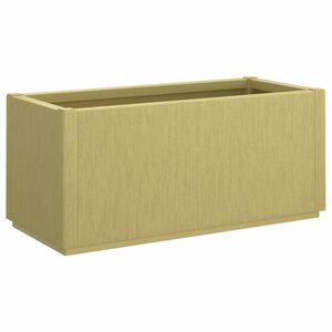 vidaXL Zahradn&iacute; květinov&yacute; box Zelen&aacute; 80 x 36 x 35 cm PP