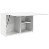 vidaXL Koupelnová nástěnná skříňka bílá 60x25x40 cm kompozitní dřevo