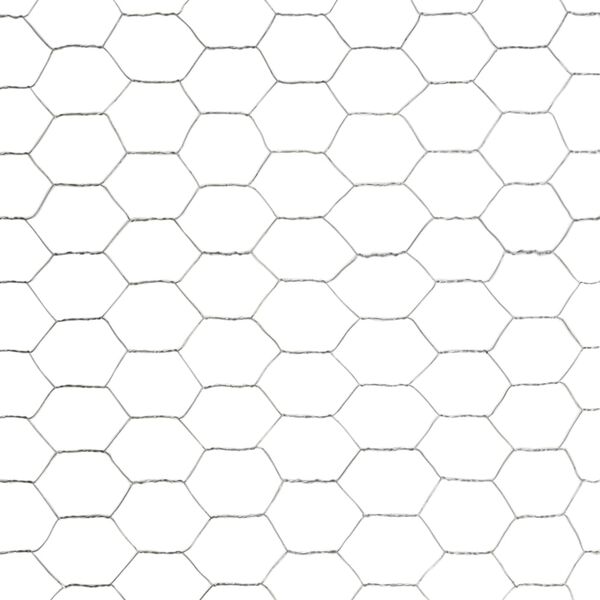 vidaXL Pletivo ke kurníku pozinkovaná ocel 25 x 1,2 m stříbrné