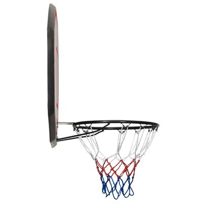 vidaXL Basketbalový koš černý 109 x 71 x 3 cm polyethylen