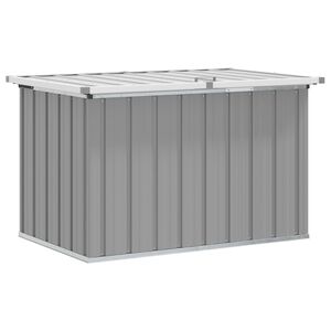 vidaXL Zahradn&iacute; &uacute;ložn&yacute; box &scaron;ed&yacute; 109 x 67 x 65 cm