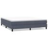 vidaXL Postel Box Spring bez matrace tmavě &scaron;ed&aacute; 180x210 cm samet