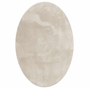 vidaXL Kusov&eacute; koberce Ov&aacute;ln&yacute; HUARTE B&eacute;žov&aacute; 120 x 170 cm 100% polyester