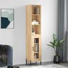 vidaXL Skř&iacute;ň highboard dub sonoma 34,5 x 34 x 180 cm kompozitn&iacute; dřevo