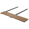 vidaXL Terasov&aacute; deska 90 pcs Barva teak Dřevoplast