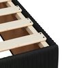 vidaXL Box spring postel s matrac&iacute; čern&aacute; 90x200 cm samet