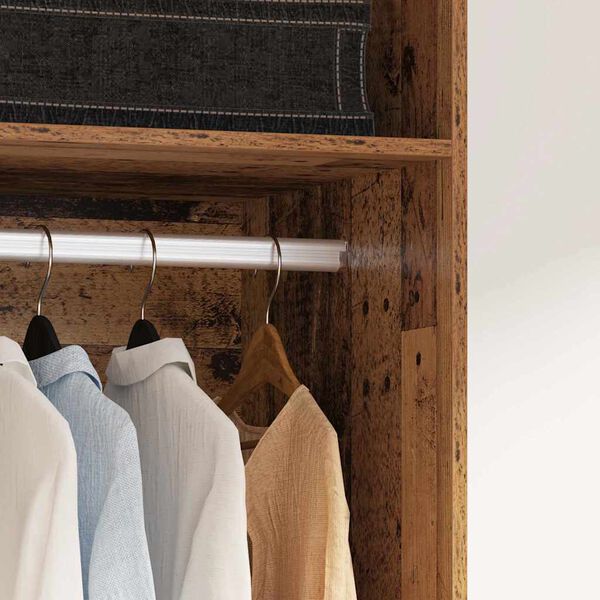 vidaXL &Scaron;atn&iacute; skř&iacute;ň s &uacute;loži&scaron;těm Star&eacute; dřevo kompozitn&iacute; dřevo