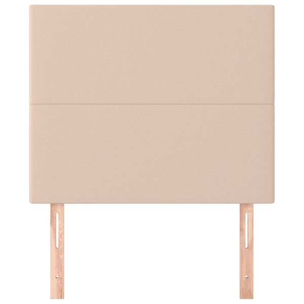 vidaXL Čelo postele Cappuccino 80x5x118/128 cm umělá kůže