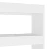 vidaXL Knihovna / dělicí stěna bílá 100 x 30 x 135 cm