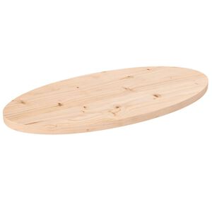 vidaXL Stoln&iacute; deska 70 x 35 x 2,5 cm masivn&iacute; borovice ov&aacute;ln&aacute;