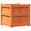 vidaXL Zahradní truhlík voskově hnědý 50 x 50 x 50 cm masivní borovice