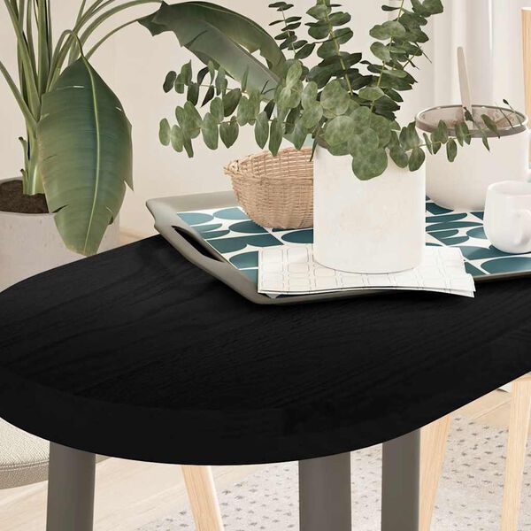 vidaXL Stoln&iacute; deska tmavě hněd&aacute; 80x40x4 cm masivn&iacute; dub ov&aacute;ln&yacute;