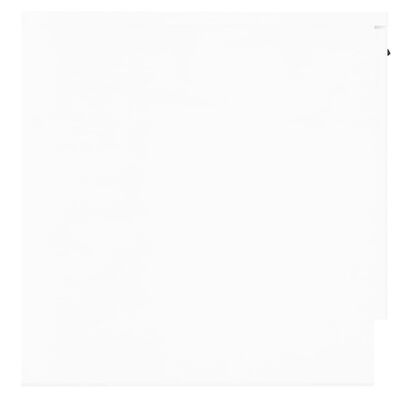 vidaXL Noční stolky 2 ks bílé s vysokým leskem 40 x 39 x 40 cm
